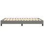 Estructura de cama de tela gris oscuro 140x200 cm de vidaXL, Camas y somieres - Ref: Foro24-3120517, Precio: 104,99 €, Descue...