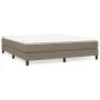 Estructura de cama de tela gris taupe 180x200 cm de vidaXL, Camas y somieres - Ref: Foro24-3120536, Precio: 112,29 €, Descuen...