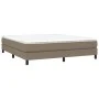 Estructura de cama de tela gris taupe 180x200 cm de vidaXL, Camas y somieres - Ref: Foro24-3120536, Precio: 112,29 €, Descuen...