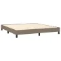 Estructura de cama de tela gris taupe 180x200 cm de vidaXL, Camas y somieres - Ref: Foro24-3120536, Precio: 112,29 €, Descuen...