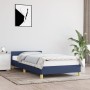 Estructura de cama con cabecero de tela azul 80x200 cm de vidaXL, Camas y somieres - Ref: Foro24-347373, Precio: 103,98 €, De...