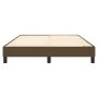 Estructura de cama de tela marrón 140x190 cm de vidaXL, Camas y somieres - Ref: Foro24-3120511, Precio: 98,32 €, Descuento: %
