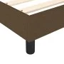 Estructura de cama de tela marrón 140x190 cm de vidaXL, Camas y somieres - Ref: Foro24-3120511, Precio: 98,32 €, Descuento: %