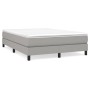 Estructura de cama de tela gris claro 140x200 cm de vidaXL, Camas y somieres - Ref: Foro24-3120516, Precio: 109,06 €, Descuen...
