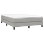 Estructura de cama de tela gris claro 140x200 cm de vidaXL, Camas y somieres - Ref: Foro24-3120516, Precio: 109,06 €, Descuen...