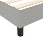 Estructura de cama de tela gris claro 140x200 cm de vidaXL, Camas y somieres - Ref: Foro24-3120516, Precio: 109,06 €, Descuen...