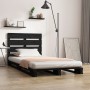 Estructura de cama madera maciza pino negro 75x190 cm de vidaXL, Camas y somieres - Ref: Foro24-3120161, Precio: 154,31 €, De...