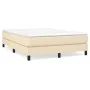 Cream fabric bed frame 140x200 cm by vidaXL, Beds and slatted bases - Ref: Foro24-3120521, Price: 103,30 €, Discount: %