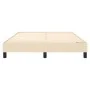 Cream fabric bed frame 140x200 cm by vidaXL, Beds and slatted bases - Ref: Foro24-3120521, Price: 103,30 €, Discount: %