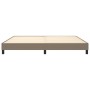 Estructura de cama de tela gris taupe 200x200 cm de vidaXL, Camas y somieres - Ref: Foro24-3120544, Precio: 120,99 €, Descuen...