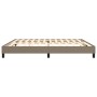 Estructura de cama de tela gris taupe 200x200 cm de vidaXL, Camas y somieres - Ref: Foro24-3120544, Precio: 120,99 €, Descuen...