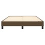 Estructura de cama de tela marrón 140x200 cm de vidaXL, Camas y somieres - Ref: Foro24-3120519, Precio: 102,57 €, Descuento: %