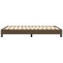 Estructura de cama de tela marrón 140x200 cm de vidaXL, Camas y somieres - Ref: Foro24-3120519, Precio: 102,57 €, Descuento: %