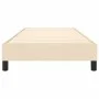Cream fabric bed frame 90x200 cm by vidaXL, Beds and slatted bases - Ref: Foro24-3120489, Price: 75,08 €, Discount: %