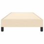 Estructura de cama de tela color crema 90x200 cm de vidaXL, Camas y somieres - Ref: Foro24-3120489, Precio: 81,94 €, Descuent...
