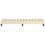 Cream fabric bed frame 90x200 cm by vidaXL, Beds and slatted bases - Ref: Foro24-3120489, Price: 75,08 €, Discount: %