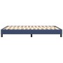 Estructura de cama de tela gris taupe azul 140x200 cm de vidaXL, Camas y somieres - Ref: Foro24-3120522, Precio: 99,37 €, Des...