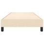Estructura de cama de tela color crema 80x200 cm de vidaXL, Camas y somieres - Ref: Foro24-3120473, Precio: 95,23 €, Descuent...