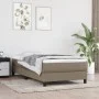 Taupe gray fabric bed frame 100x200 cm by vidaXL, Beds and slatted bases - Ref: Foro24-3120496, Price: 76,11 €, Discount: %