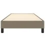 Taupe gray fabric bed frame 100x200 cm by vidaXL, Beds and slatted bases - Ref: Foro24-3120496, Price: 76,11 €, Discount: %