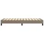Taupe gray fabric bed frame 100x200 cm by vidaXL, Beds and slatted bases - Ref: Foro24-3120496, Price: 76,11 €, Discount: %