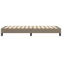 Estructura de cama de tela gris taupe 90x200 cm de vidaXL, Camas y somieres - Ref: Foro24-3120488, Precio: 81,54 €, Descuento: %