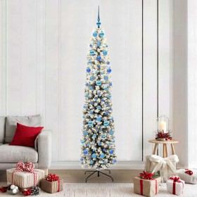 Árbol de Navidad artificial Verde 210 cm PVC, Acero y Plástico en Decoración Festiva y Estacional | Comprar online en Foru.es