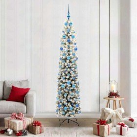 Árbol de Navidad artificial Verde 210 cm PVC, Acero y Plástico en Decoración Festiva y Estacional | Comprar online en Foru.es
