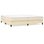 Estructura de cama de tela color crema 200x200 cm de vidaXL, Camas y somieres - Ref: Foro24-3120545, Precio: 121,05 €, Descue...