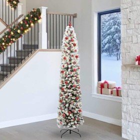 Árbol de Navidad artificial Verde 240 cm PVC, Acero y Plástico en Decoración Festiva y Estacional | Comprar online en Foru.es