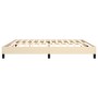 Estructura de cama de tela color crema 200x200 cm de vidaXL, Camas y somieres - Ref: Foro24-3120545, Precio: 125,33 €, Descue...