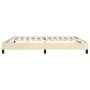 Estructura de cama de tela color crema 200x200 cm de vidaXL, Camas y somieres - Ref: Foro24-3120545, Precio: 121,05 €, Descue...
