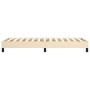 Estructura de cama de tela color crema 100x200 cm de vidaXL, Camas y somieres - Ref: Foro24-3120497, Precio: 77,90 €, Descuen...