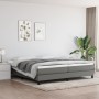 Estructura de cama tela gris oscuro 200x200 cm de vidaXL, Camas y somieres - Ref: Foro24-3120541, Precio: 107,88 €, Descuento: %