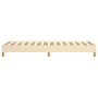 Estructura de cama de tela color crema 80x200 cm de vidaXL, Camas y somieres - Ref: Foro24-3120571, Precio: 75,20 €, Descuent...