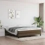 Estructura de cama tela marrón oscuro 180x200 cm de vidaXL, Camas y somieres - Ref: Foro24-3120535, Precio: 118,36 €, Descuen...