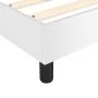Estructura de cama de cuero sintético blanco 90x200 cm de vidaXL, Camas y somieres - Ref: Foro24-3121024, Precio: 98,59 €, De...
