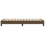 Estructura de cama de tela marrón 90x190 cm de vidaXL, Camas y somieres - Ref: Foro24-3120479, Precio: 79,70 €, Descuento: %