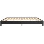 Estructura de cama de cuero sintético negro 200x200 cm de vidaXL, Camas y somieres - Ref: Foro24-3120718, Precio: 116,92 €, D...