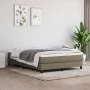 Estructura de cama de tela gris taupe 140x200 cm de vidaXL, Camas y somieres - Ref: Foro24-3120520, Precio: 117,99 €, Descuen...