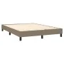 Estructura de cama de tela gris taupe 140x200 cm de vidaXL, Camas y somieres - Ref: Foro24-3120520, Precio: 117,99 €, Descuen...