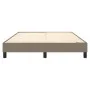 Estructura de cama de tela gris taupe 140x200 cm de vidaXL, Camas y somieres - Ref: Foro24-3120520, Precio: 117,99 €, Descuen...