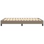Estructura de cama de tela gris taupe 140x200 cm de vidaXL, Camas y somieres - Ref: Foro24-3120520, Precio: 120,54 €, Descuen...
