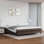 Estructura de cama de cuero sintético marrón 200x200 cm de vidaXL, Camas y somieres - Ref: Foro24-3120721, Precio: 104,86 €, ...
