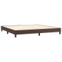 Estructura de cama de cuero sintético marrón 200x200 cm de vidaXL, Camas y somieres - Ref: Foro24-3120721, Precio: 104,86 €, ...