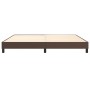 Estructura de cama de cuero sintético marrón 200x200 cm de vidaXL, Camas y somieres - Ref: Foro24-3120721, Precio: 104,86 €, ...