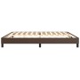 Estructura de cama de cuero sintético marrón 200x200 cm de vidaXL, Camas y somieres - Ref: Foro24-3120721, Precio: 104,86 €, ...