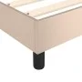 Estructura cama box spring cuero sintético capuchino 90x200 cm de vidaXL, Camas y somieres - Ref: Foro24-3121028, Precio: 73,...