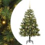 Árbol de Navidad artificial con ramas plegables y conos 120 cm en Decoración Festiva y Estacional | Comprar online en Foru.es