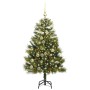 Árbol de Navidad artificial con ramas plegables y conos 120 cm en Decoración Festiva y Estacional | Comprar online en Foru.es